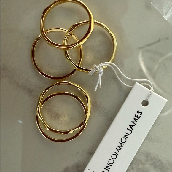 Uncommon James Gold Wavy Rings - Picture 2 of 2